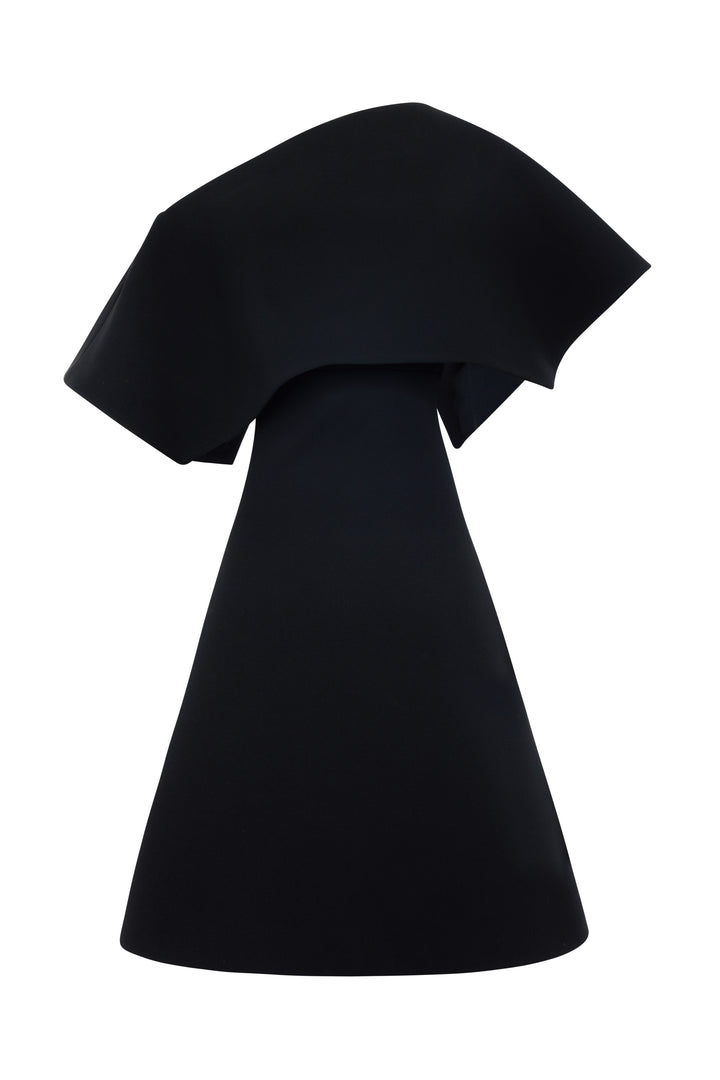 Big Collar Dress Black