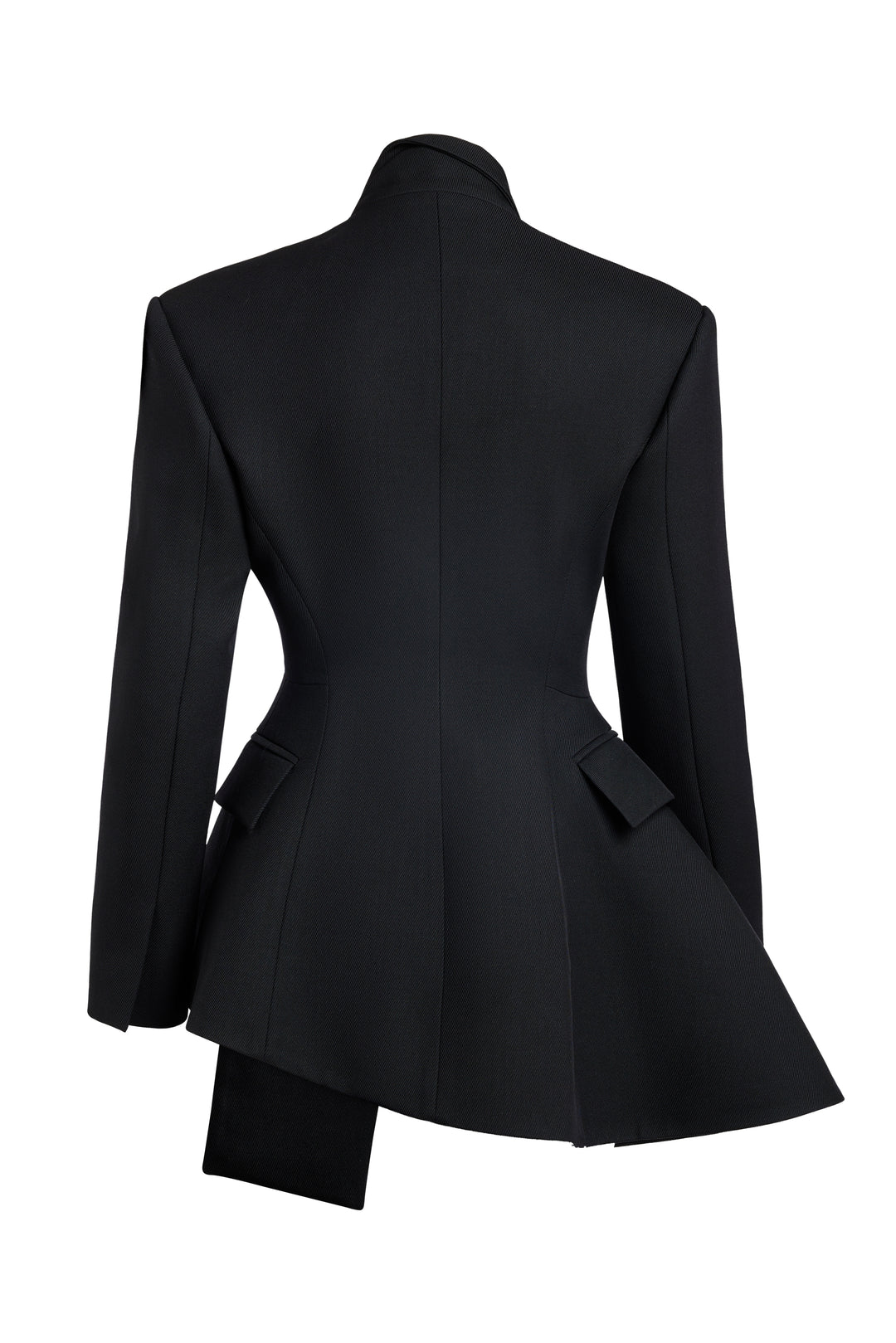 Asymmetric Volume-Contrast Jacket Dark Navy