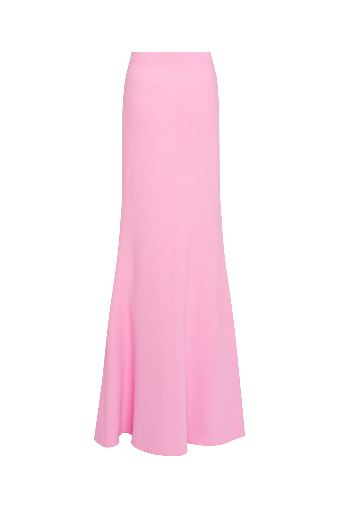 Knitted Flared Skirt With Cut Out Pink