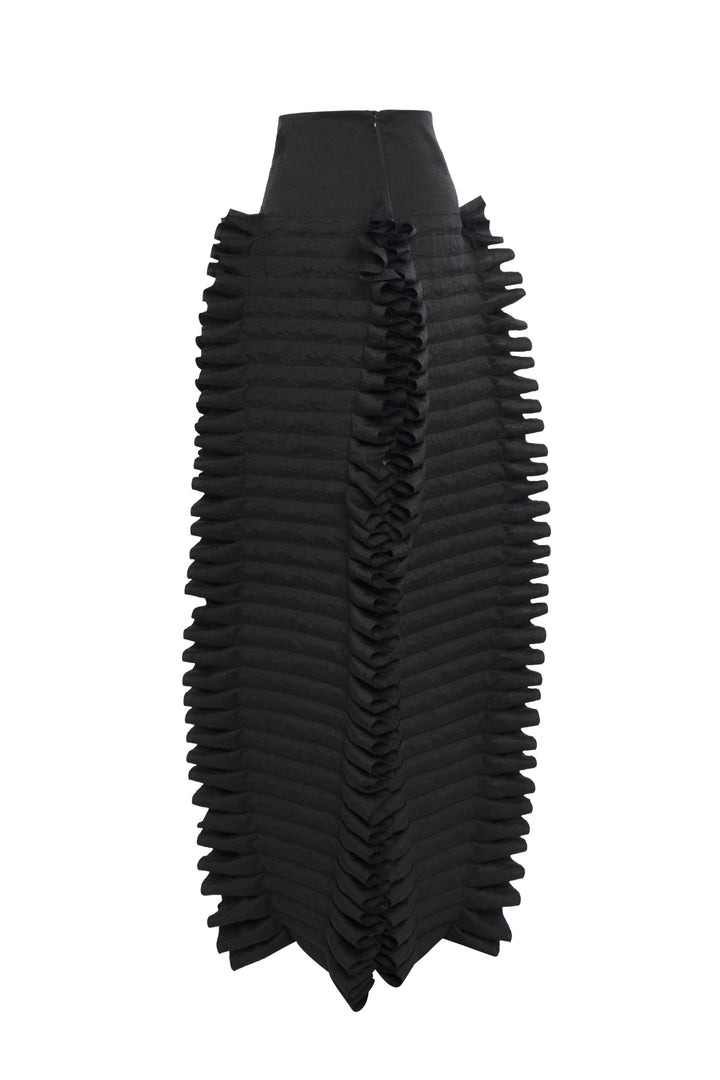 Laminary Skirt Black