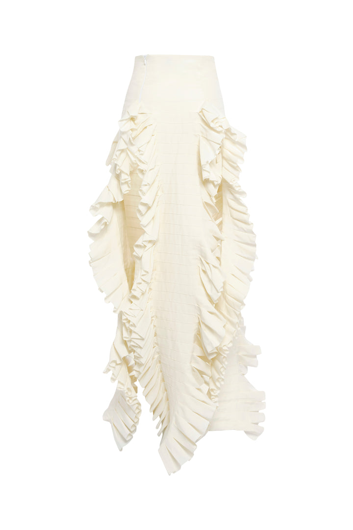 Laminary Skirt Off White