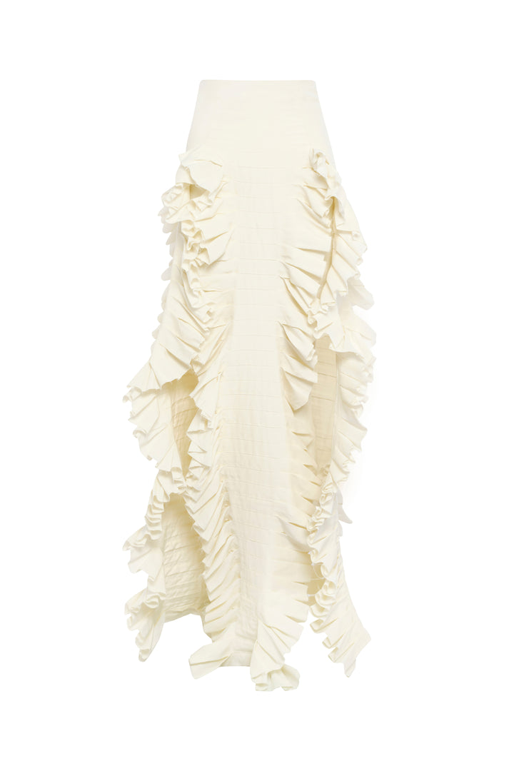Laminary Skirt Off White