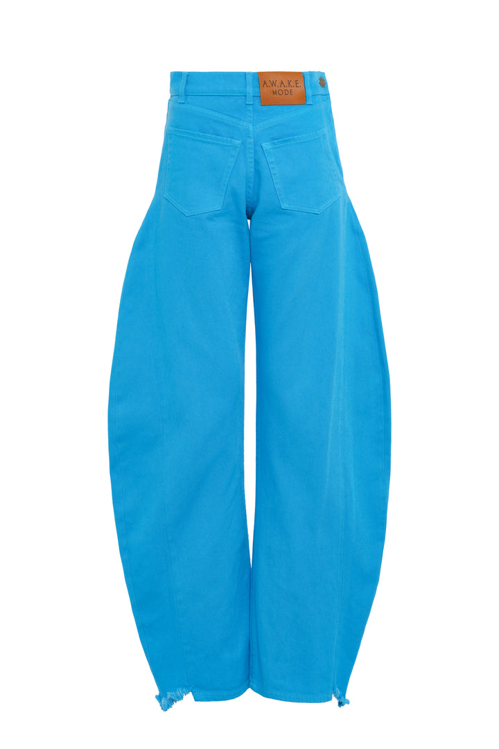 Mirror Jeans With Side Inserts Bright Blue