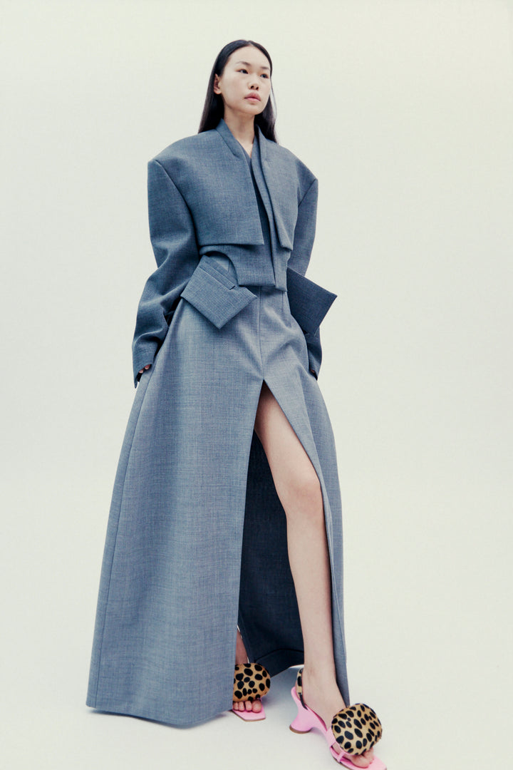 Pant Skirt Grey Melange