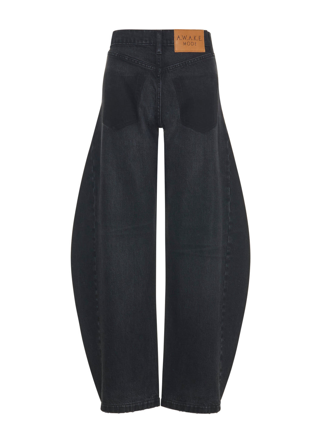 Denim Jeans With Inserts Washed Black