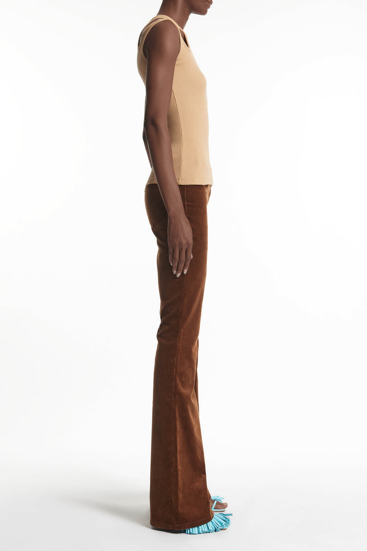 Multi Strap Tank Top Beige