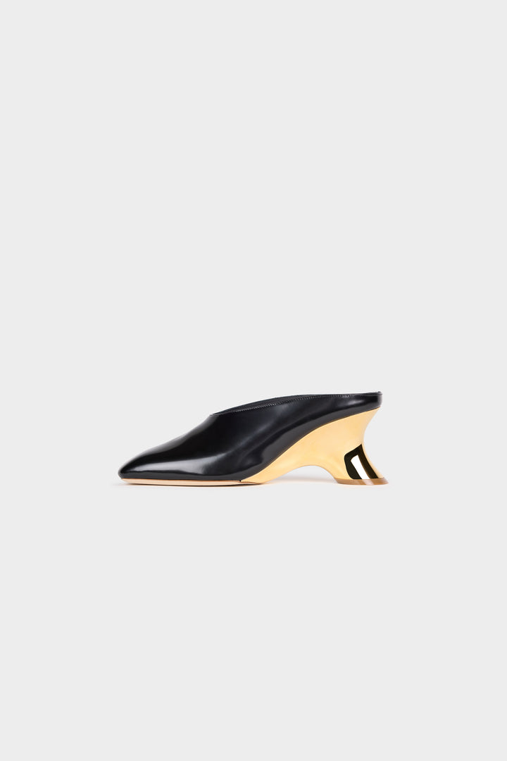 Tess Shoes Black Silver Gold