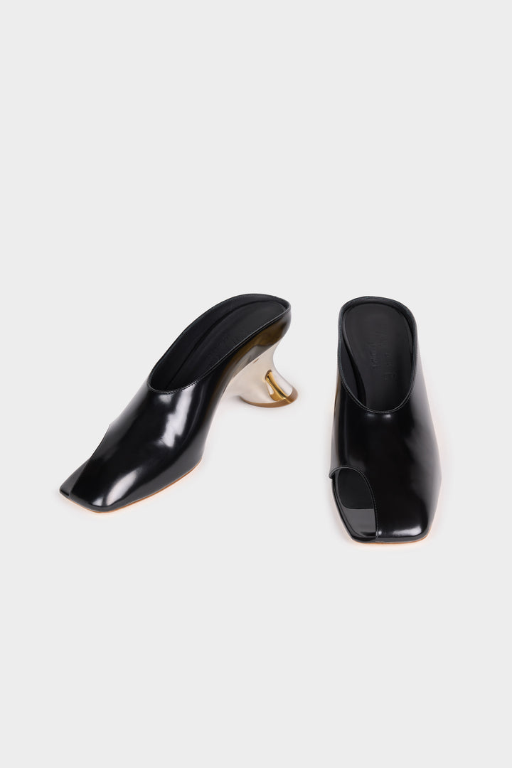 Tess Shoes Black Silver Gold