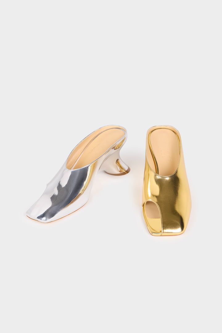 Tess Shoes Silver Gold