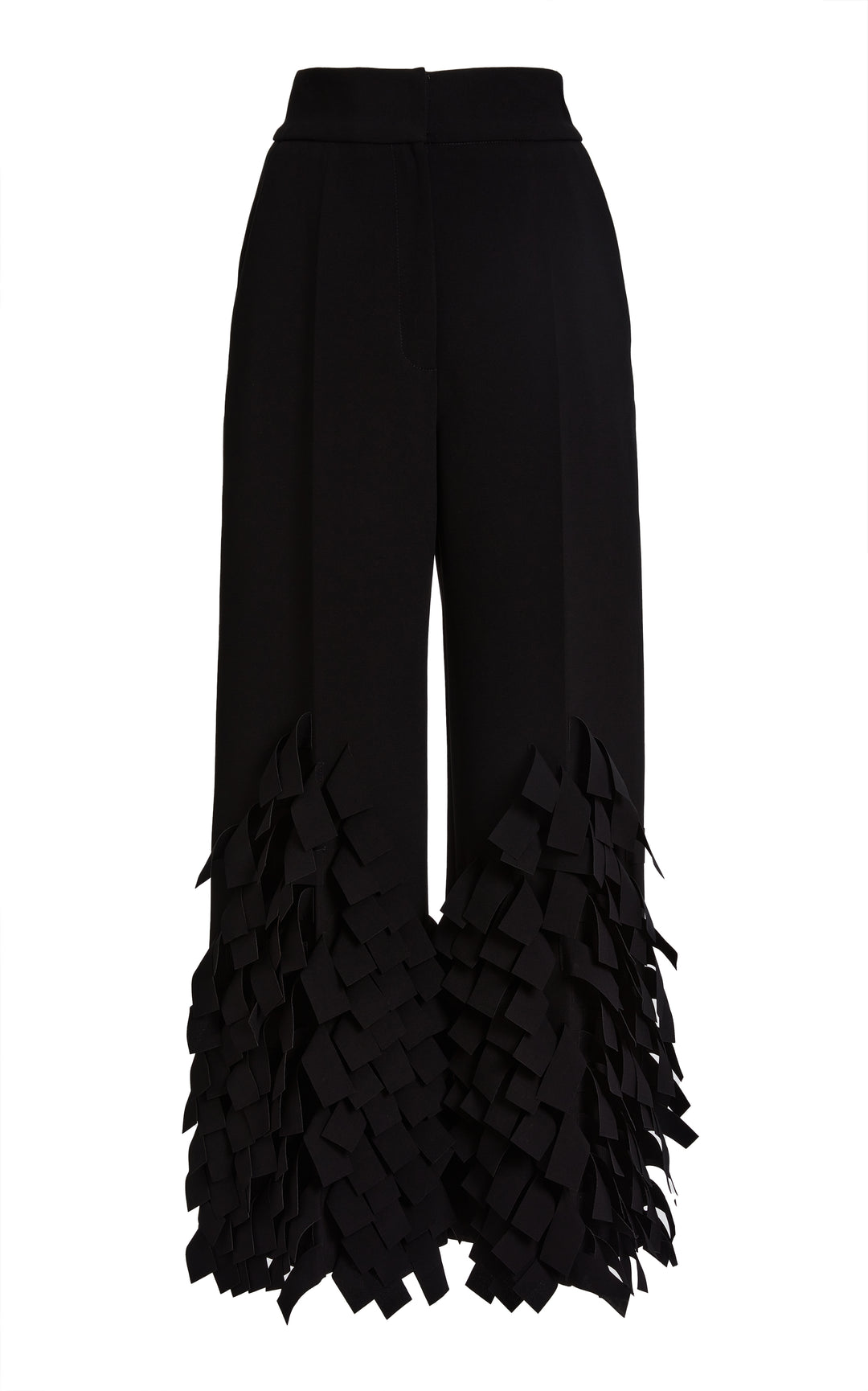 Culottes With Rectangle Detail Black