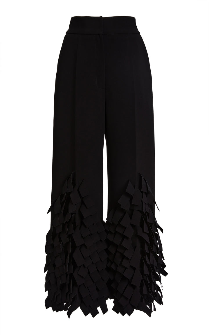 Culottes With Rectangle Detail Black