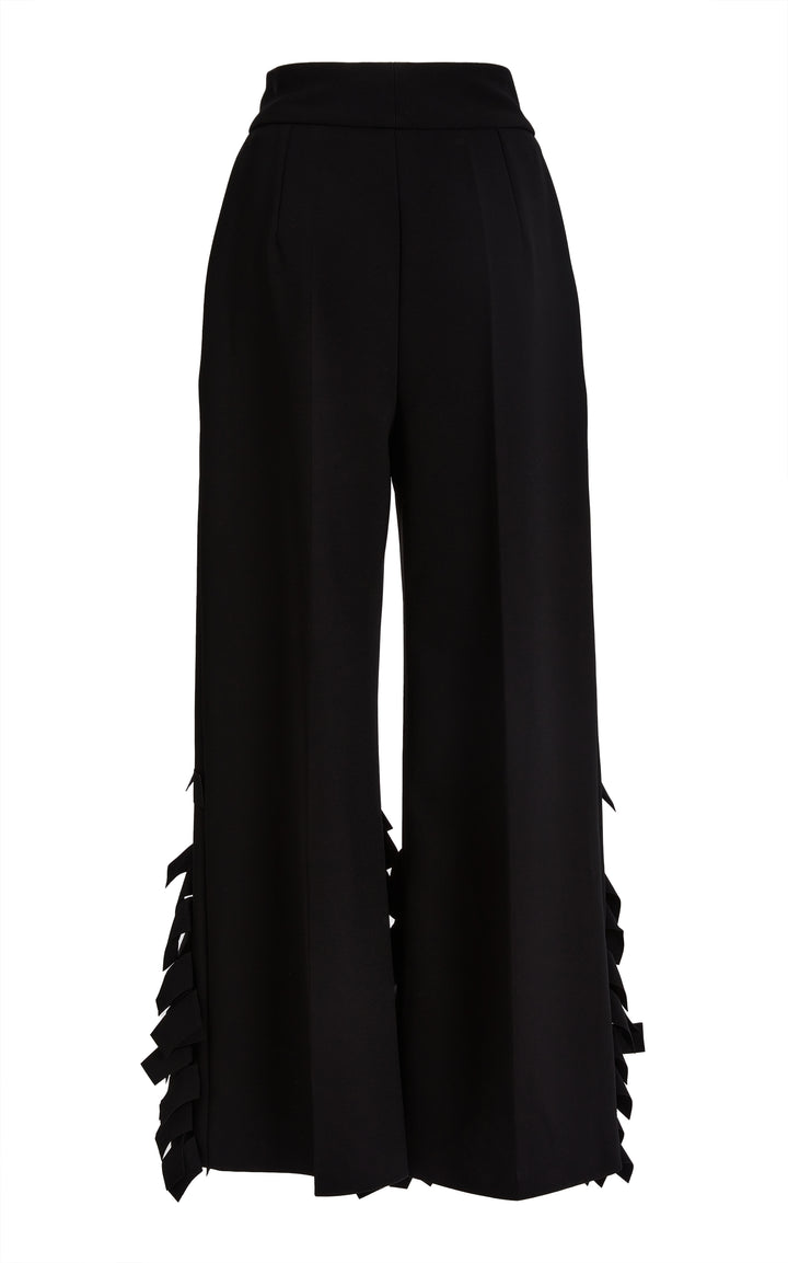 Culottes With Rectangle Detail Black