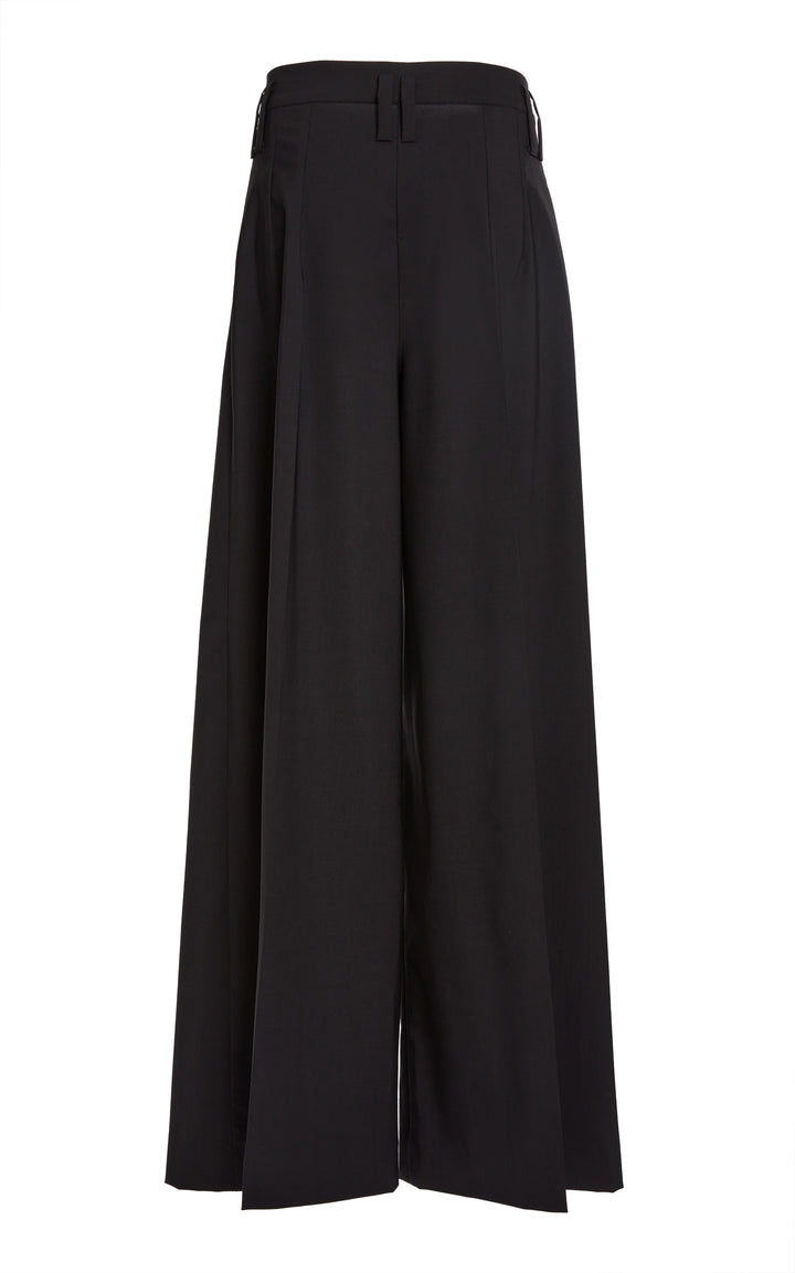 Full Split Wide Leg Trousers Black