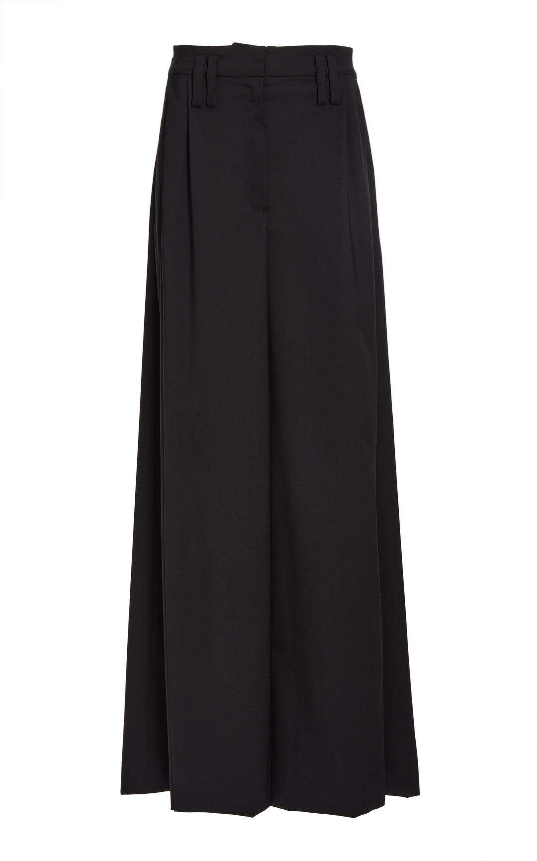 Full Split Wide Leg Trousers Black