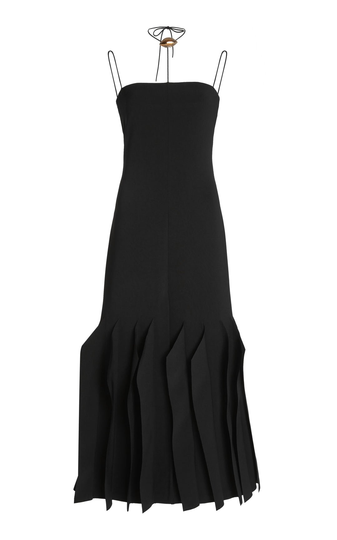 Lip Choker Dress Black