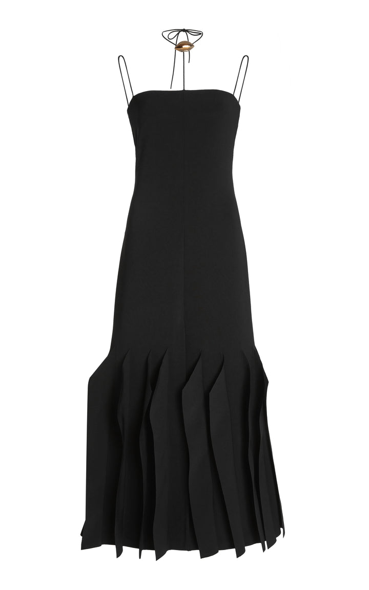 Lip Choker Dress Black