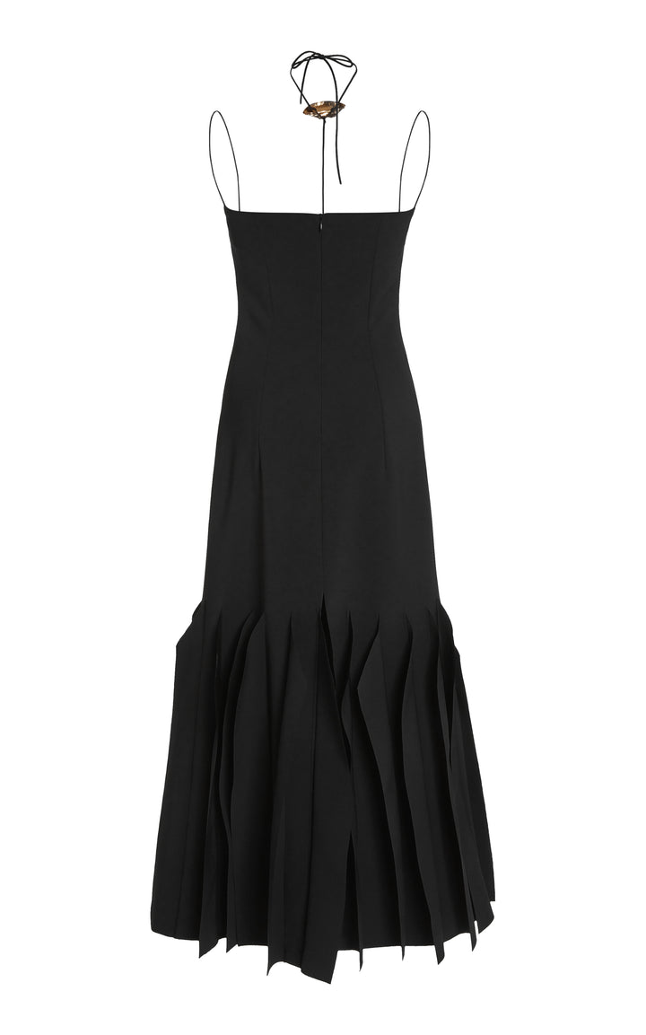 Lip Choker Dress Black