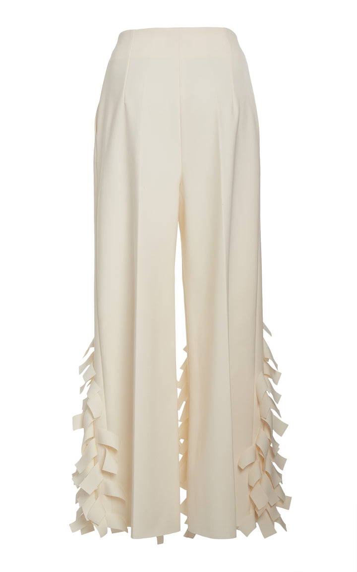 Culottes With Rectangle Detail Ivory