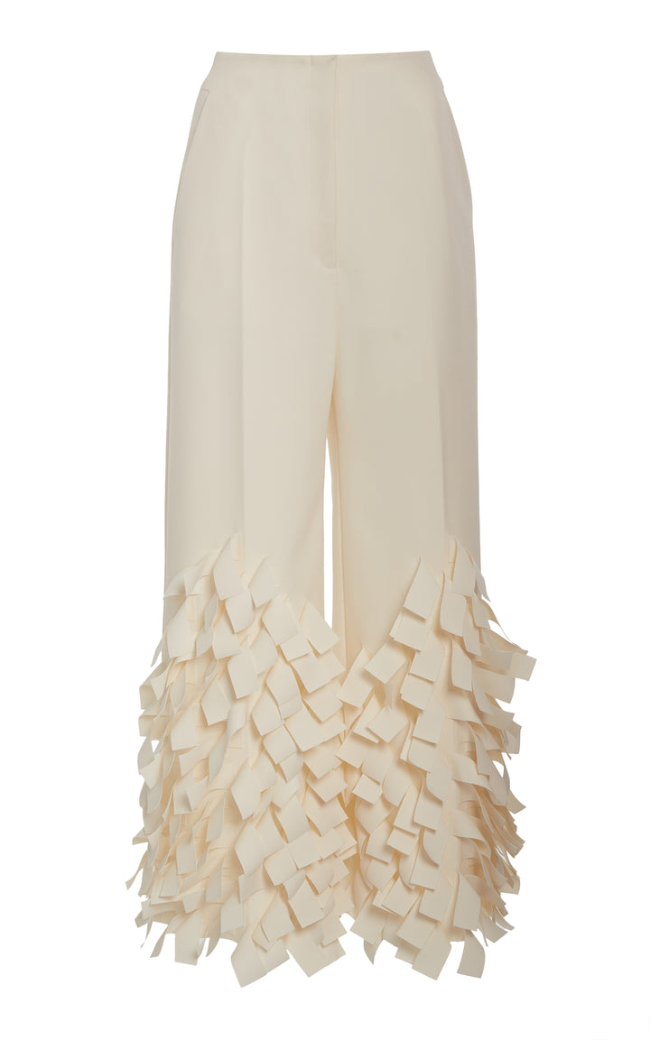 Culottes With Rectangle Detail Ivory