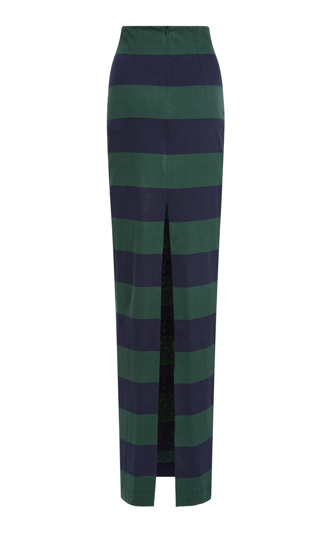 Pencil Skirt With Cut Out Emerald Green Navy