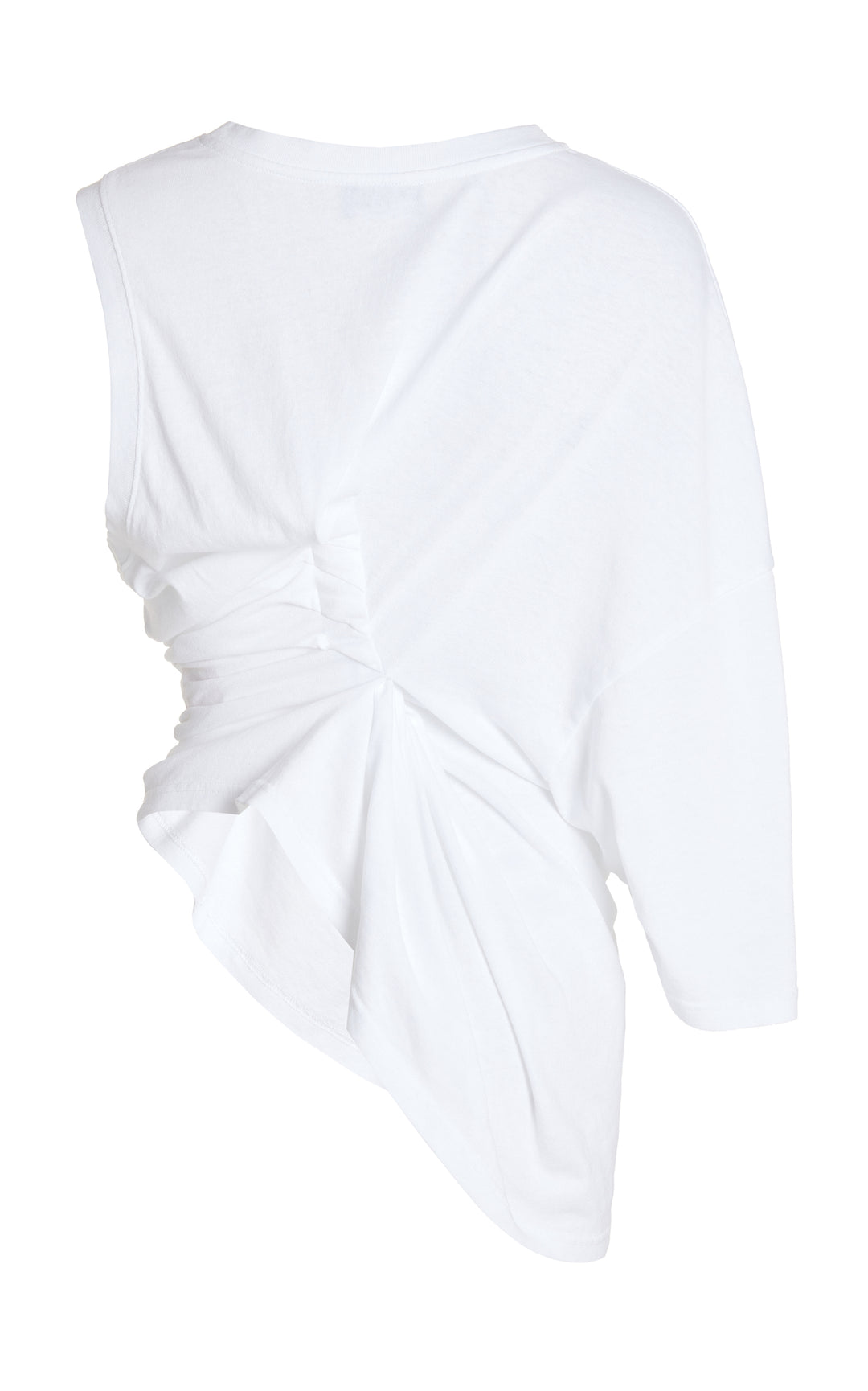 Knotted Jersey Top White