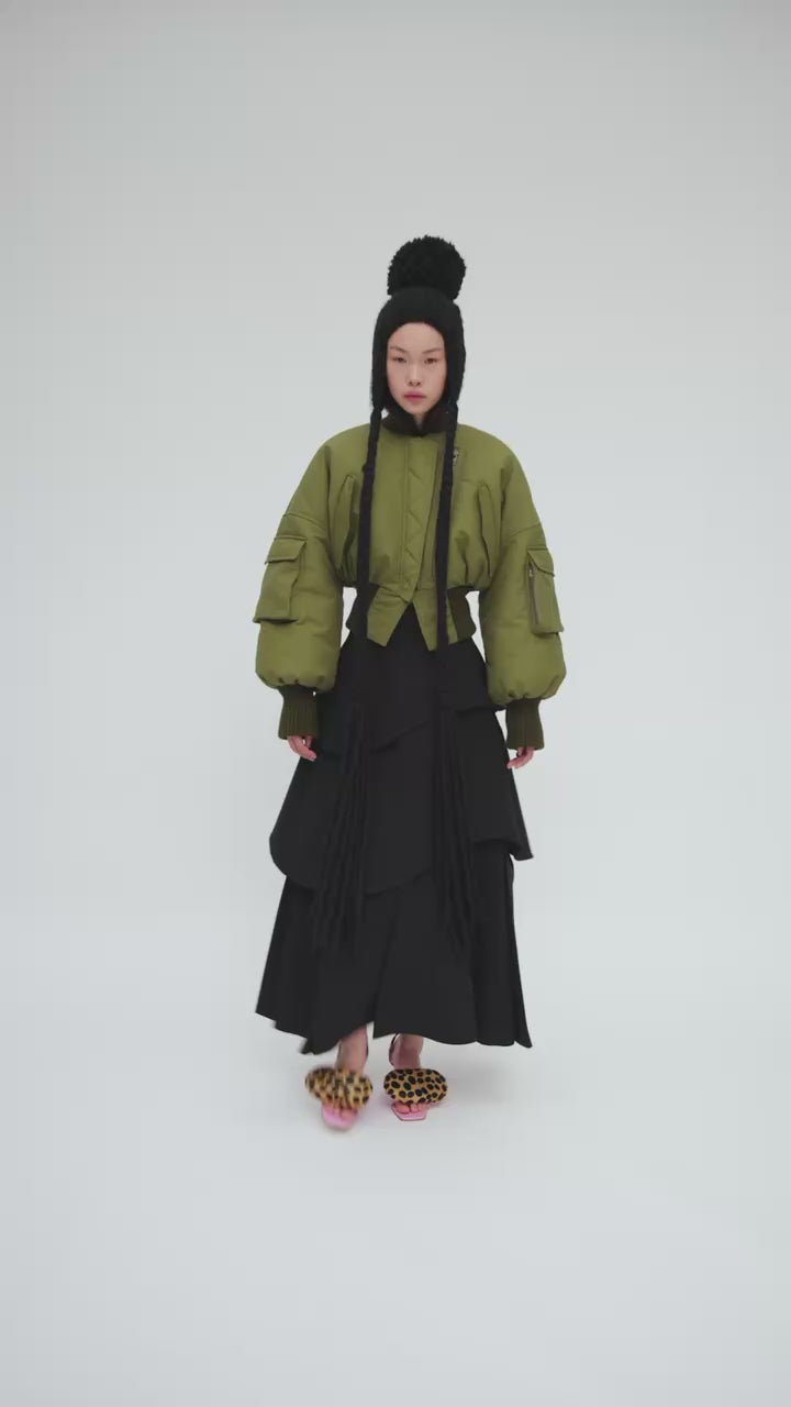 Ma1 Bomber Jacket Khaki Green