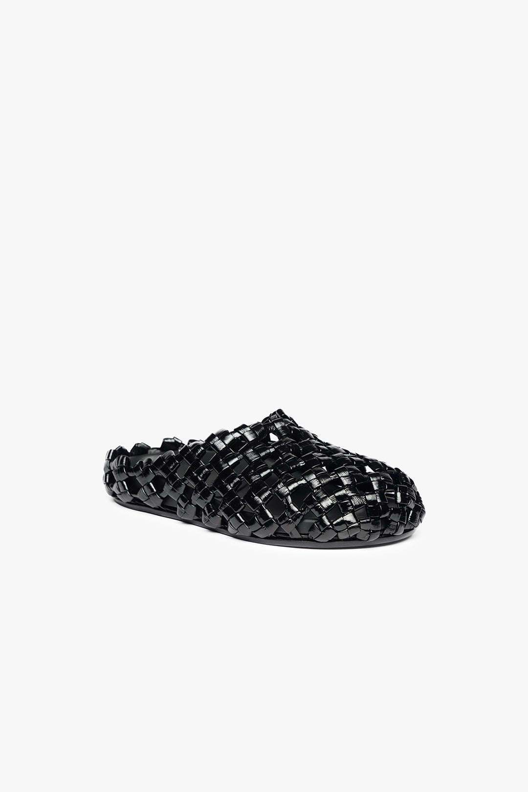 Weaved Clogs Black
