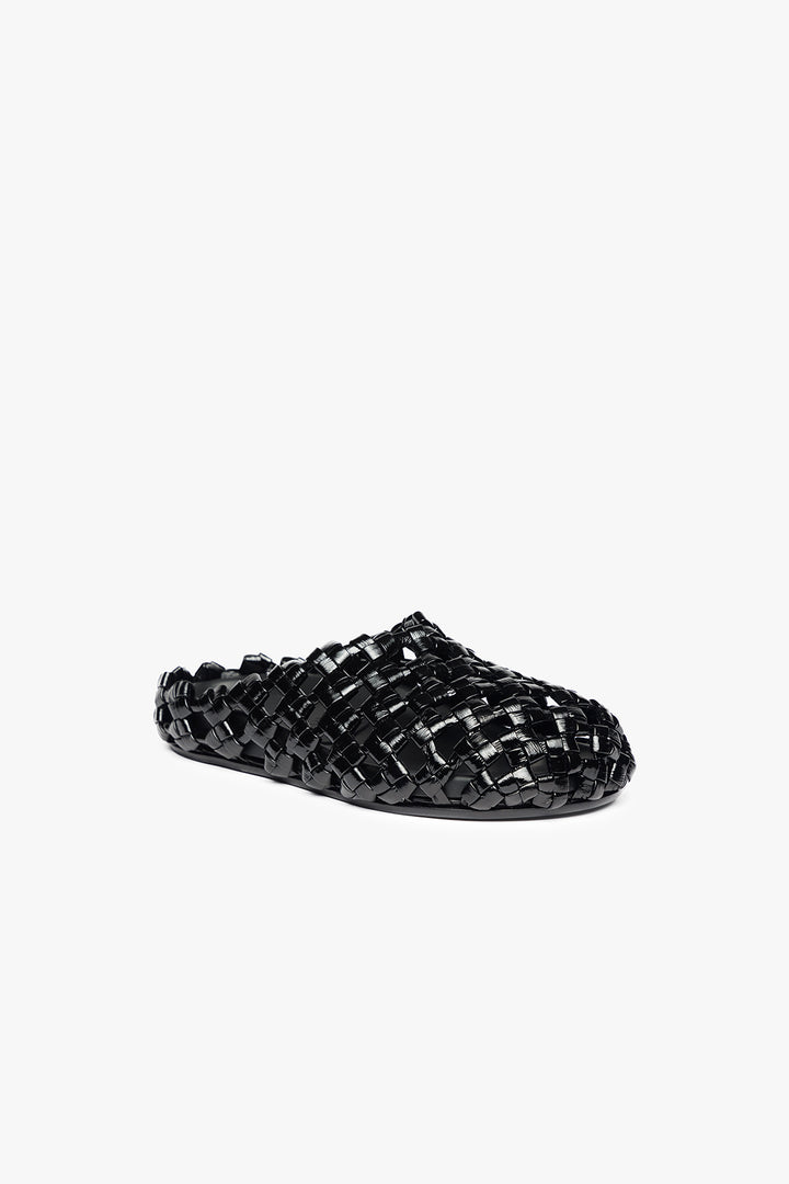 Weaved Clogs Black