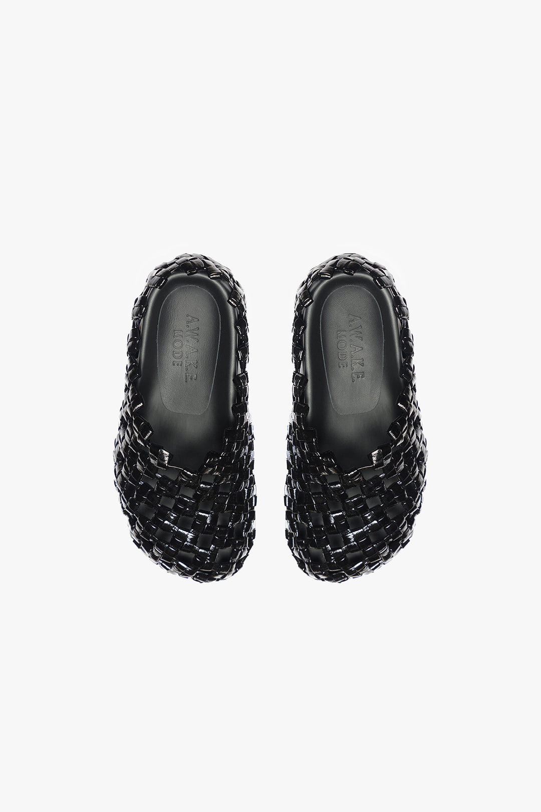 Weaved Clogs Black