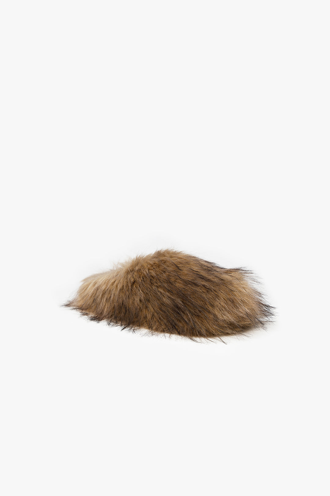 Faux Fur Clog Brown
