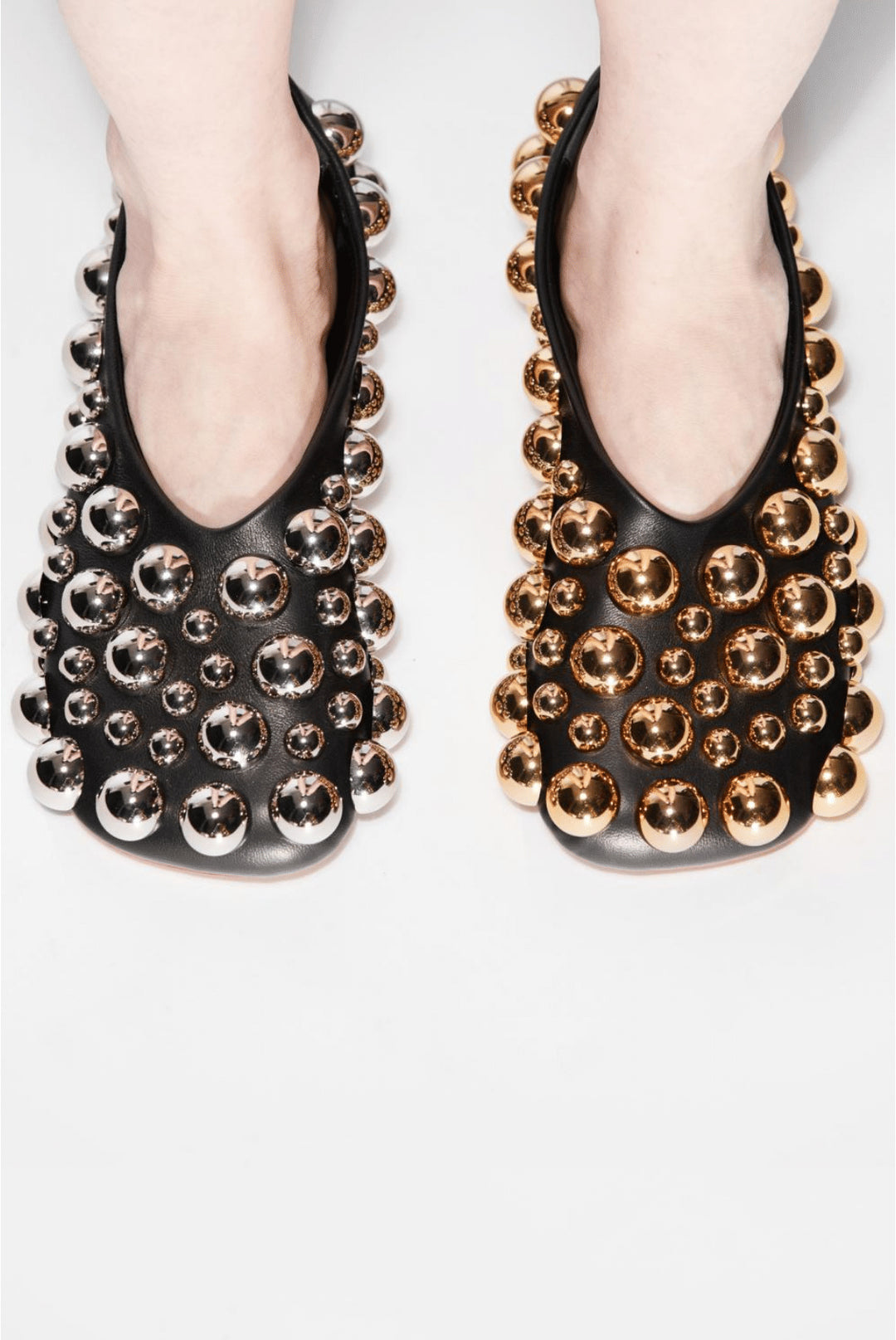 Dora Evening Embellished Flat Black Silver Gold