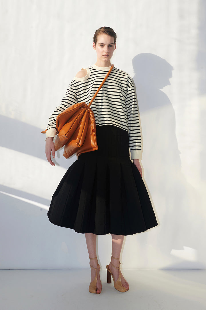 Asymmetric Christine Shoes Beige