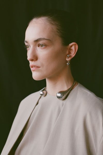 Hari Necklace Silver Plated