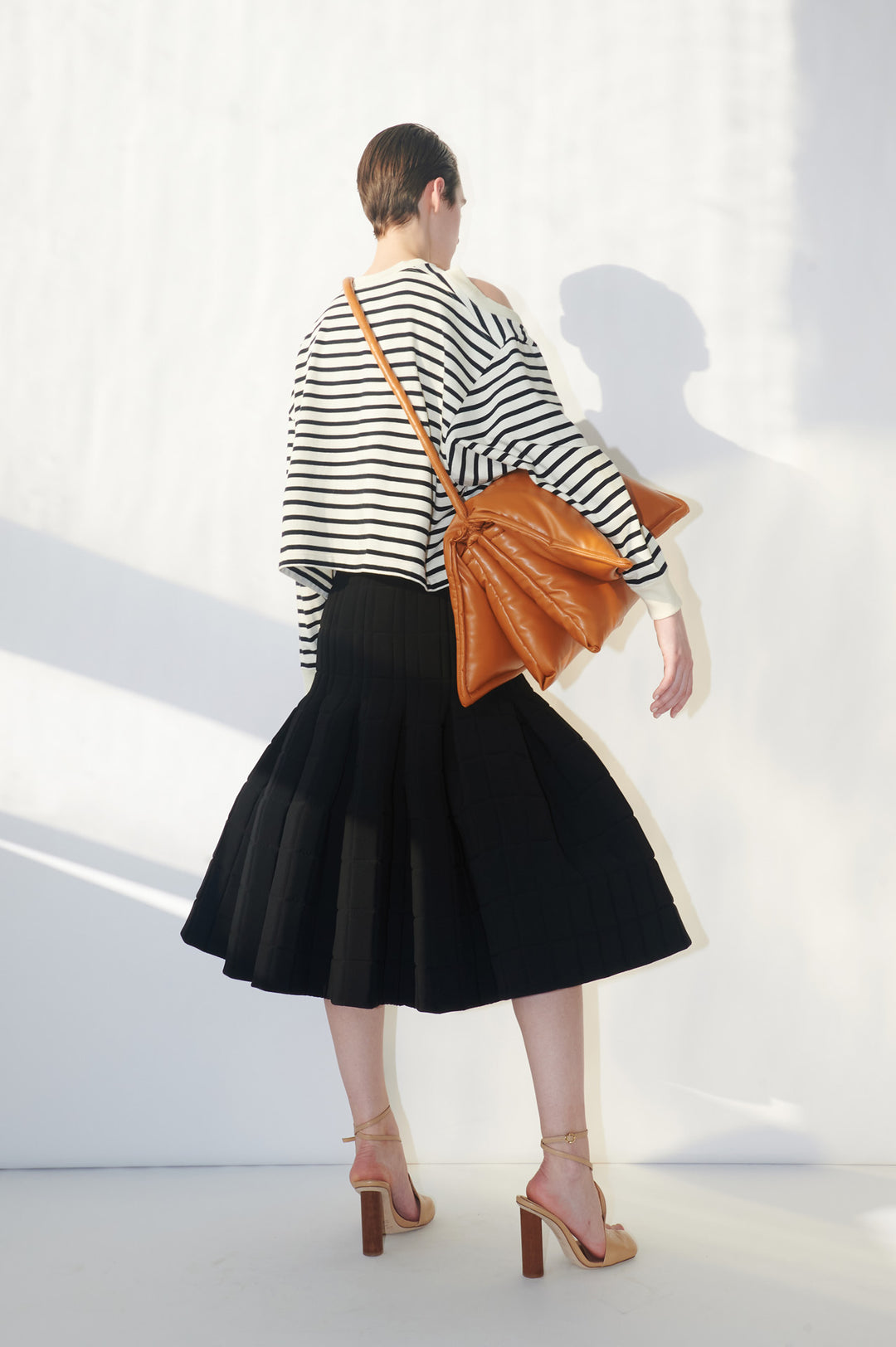 Asymmetric Christine Shoes Beige