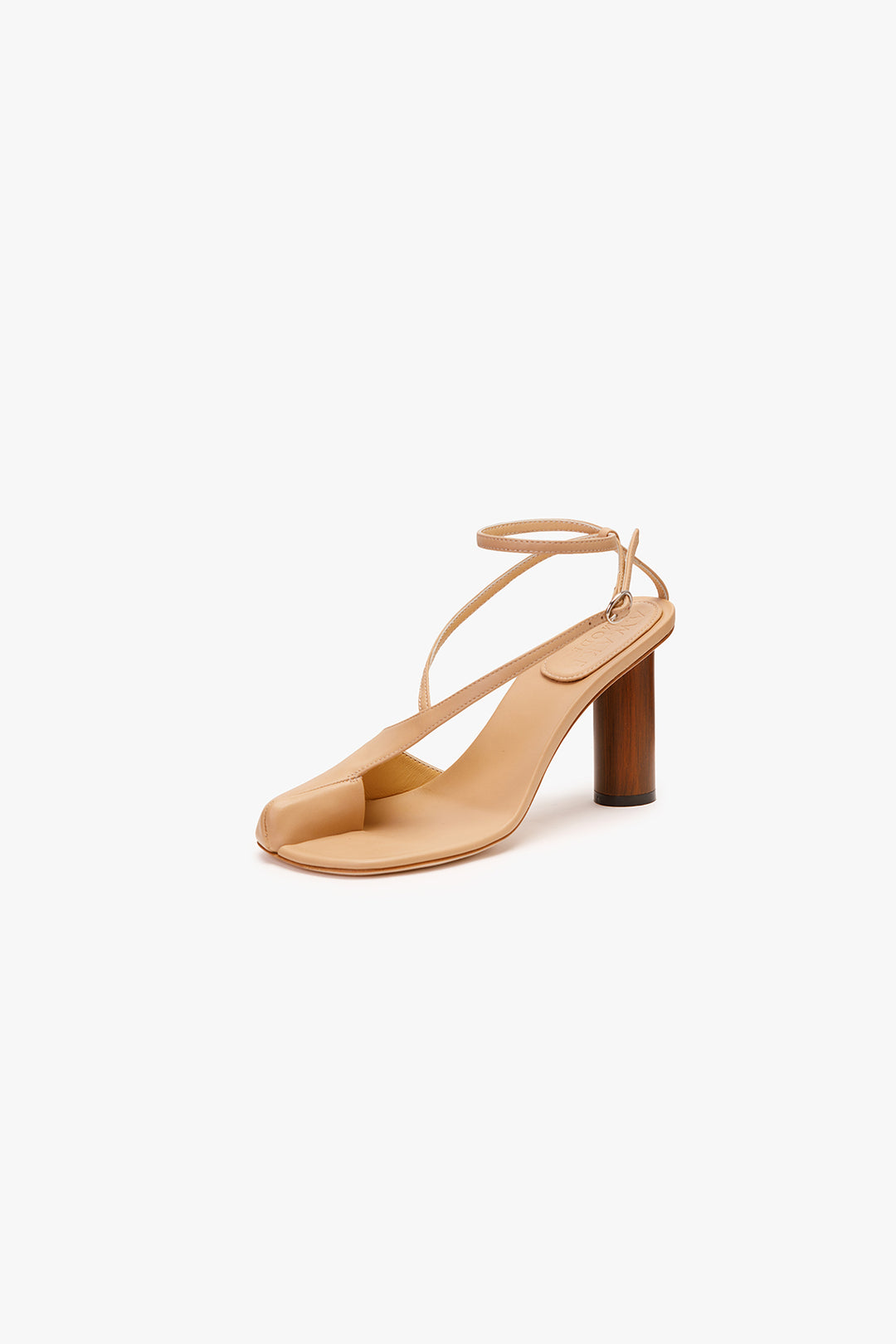 Asymmetric Christine Shoes Beige