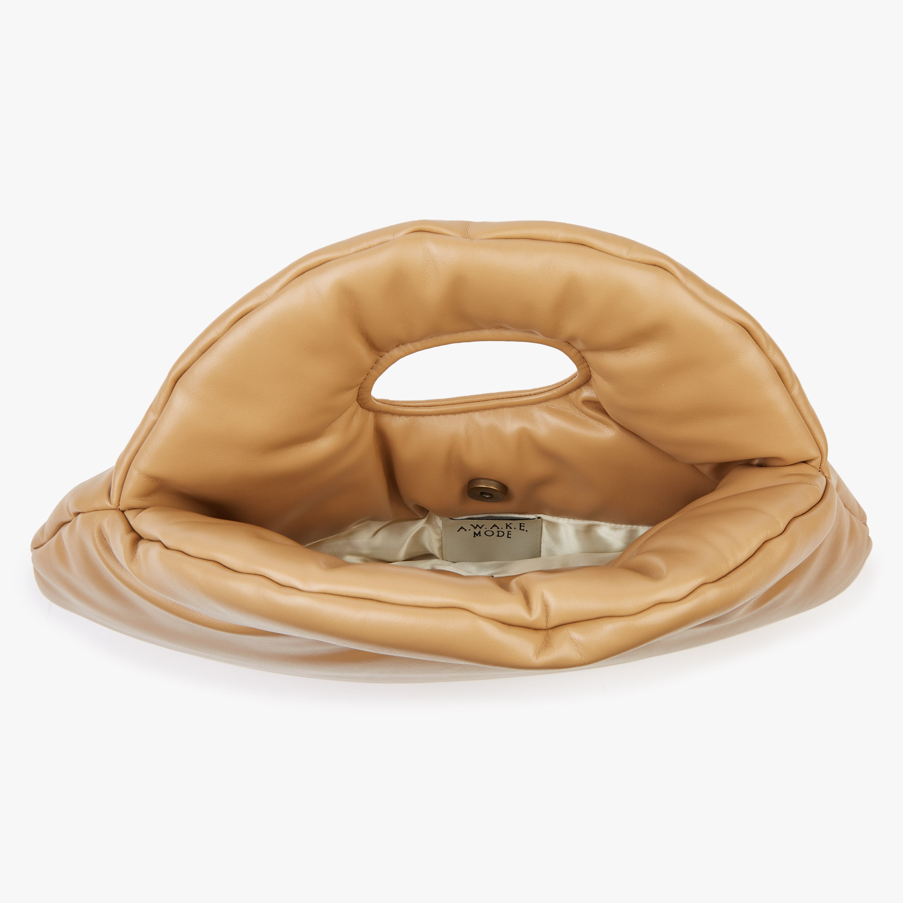 Small Lucy Bag Tan | Luxury Womenswear | A.W.A.K.E. MODE